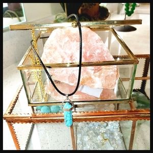 Turquoise Chakra Healing Pendant Necklace